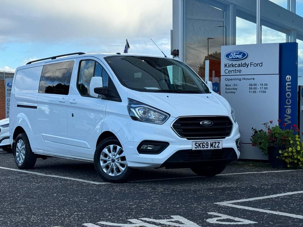 FORD TRANSIT CUSTOM 2.0 EcoBlue 170ps L2 D/Cab Limited  22,995