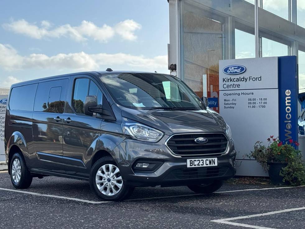 FORD TRANSIT CUSTOM 2.0 EcoBlue 130ps L2 D/Cab Limited Van 28,995