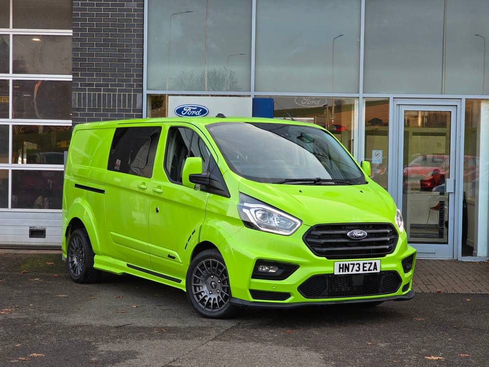 FORD TRANSIT CUSTOM 2.0 EcoBlue 170ps L2 MS-RT Low Roof D/Cab  Auto 39,995